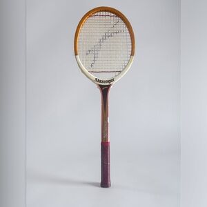 Slazenger Fortress Wood Tennis Racket Vintage Sports Decor Retro Racquet